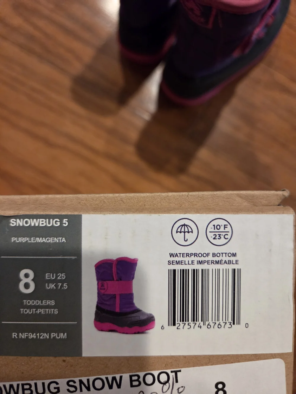 Kamik Girls Purple & Pink Snow Boots